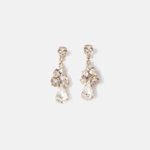 Boucles d'oreilles Zoe avec cristaux Swarovski or
