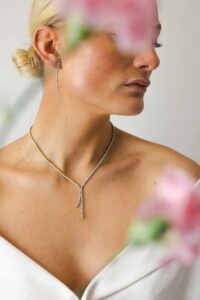 sieradenset met ketting en oorbellen