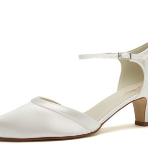 Chaussure de mariage Anika à talon bas de rainbow Shoes