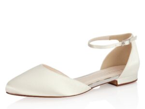 Khloe: elegante bruidsschoen met lage hak