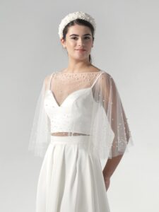 cape met pareltjes