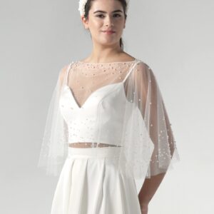 cape met pareltjes