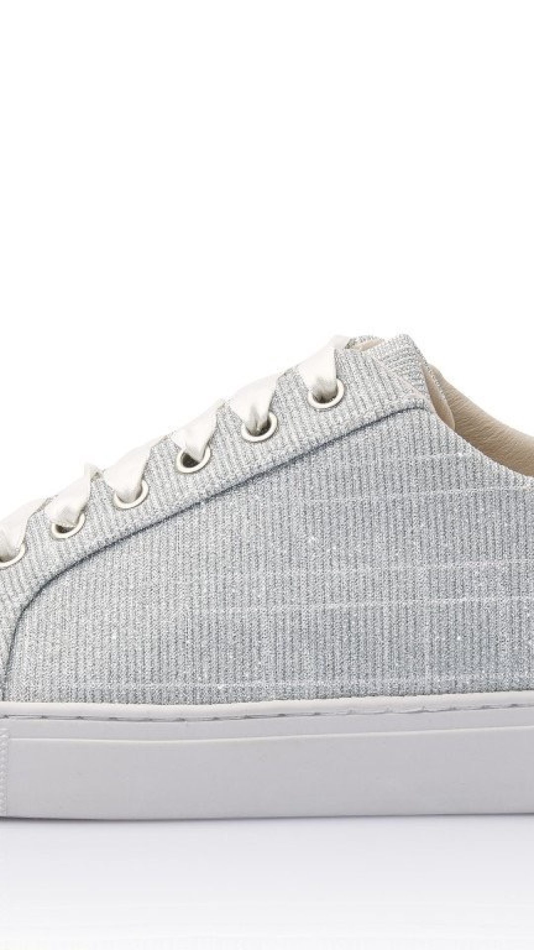 Lysette silver metallic rainbow club