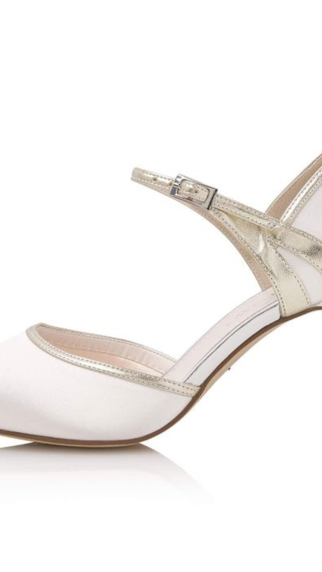 Marlyn rainbow club goud accent bruidsschoen