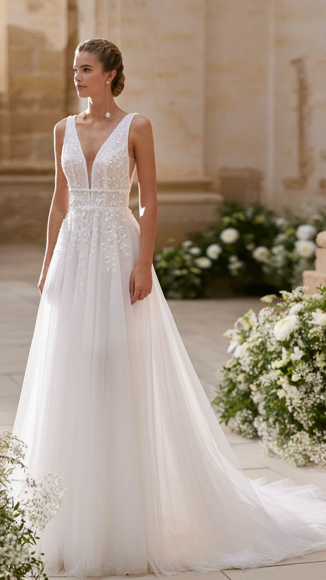 Heremy Alma Novia Rosa Clara prinsessenjurk met tule